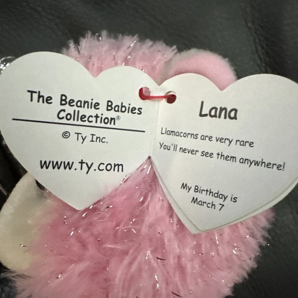 TY Beanie Baby LANA the Pink Llama Plush 6” – MWMT Stuffed Animal Toy 2022